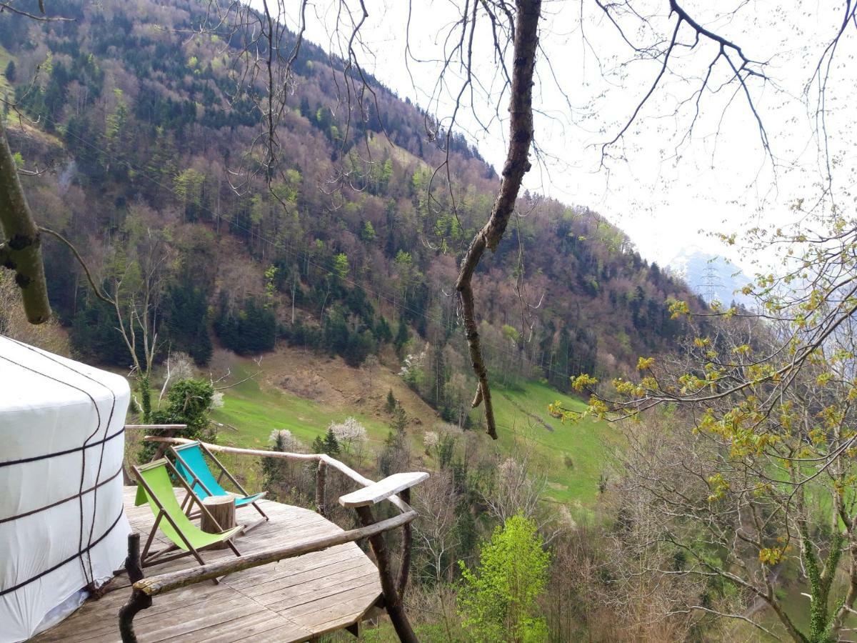 Panorama Jurte Ueber Dem Uri-See A Hotel Sisikon Kültér fotó