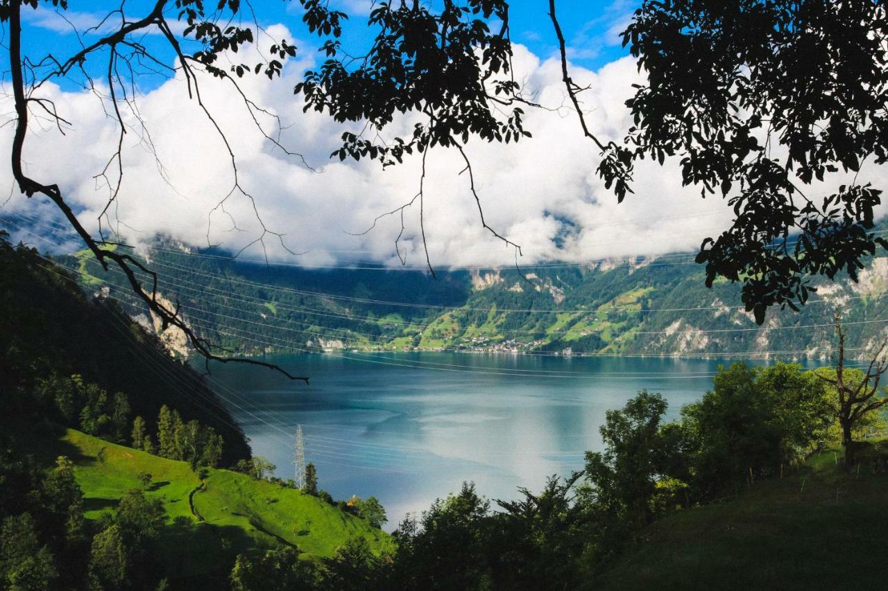 Panorama Jurte Ueber Dem Uri-See A Hotel Sisikon Kültér fotó